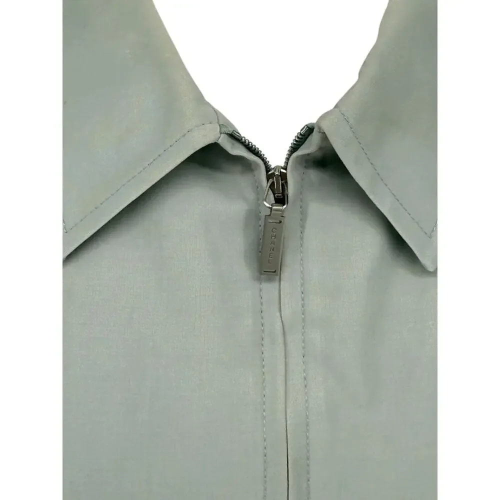 Chanel Identification Pale Grey Zip Jacket – FR 44